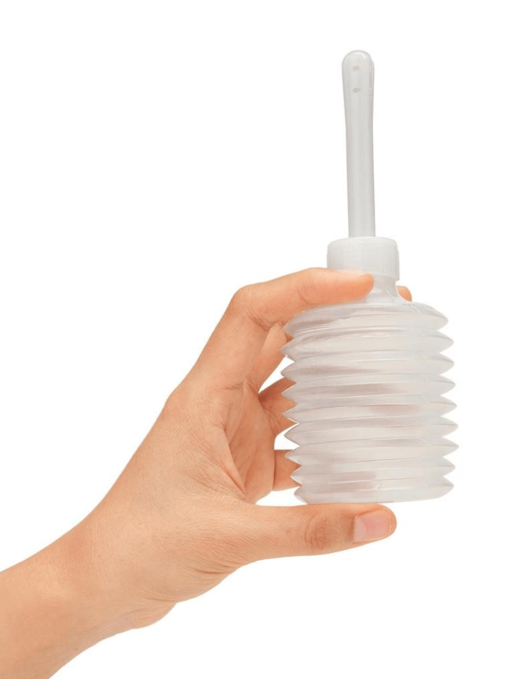 Soft Squeeze Beaded Anal Douche Set - Travel Douche