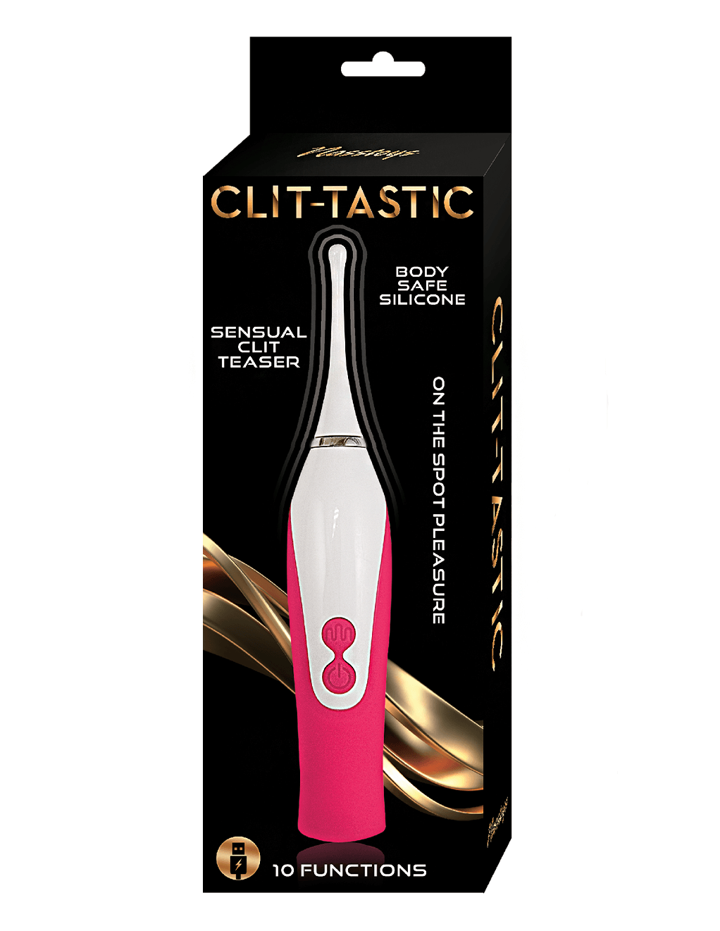 Clit-Tastic Sensual Clit Teaser - Rose Red - Box