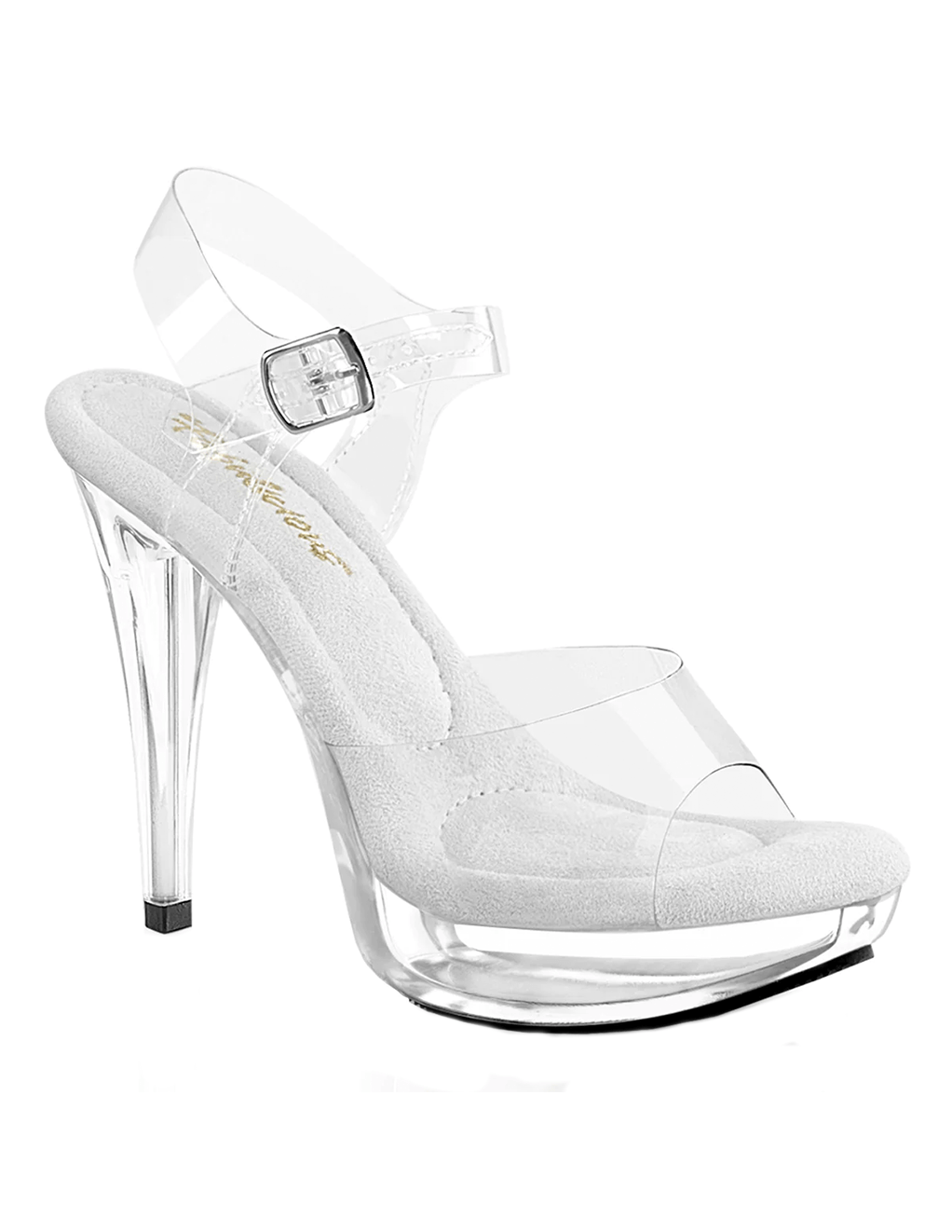 Cocktail-508 Peep Toe Heel Sandal - Clear - Main