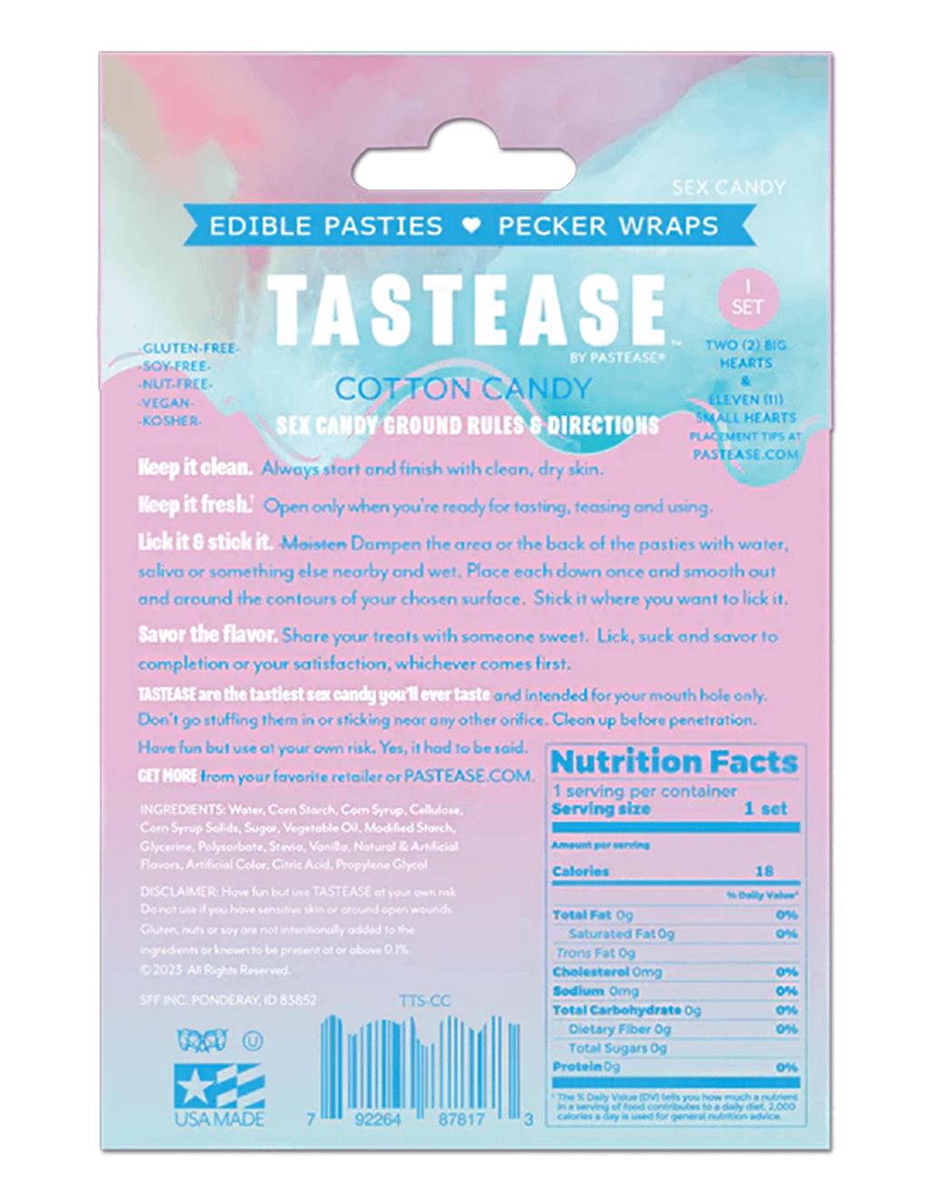 Tastease Edible Body Pasties