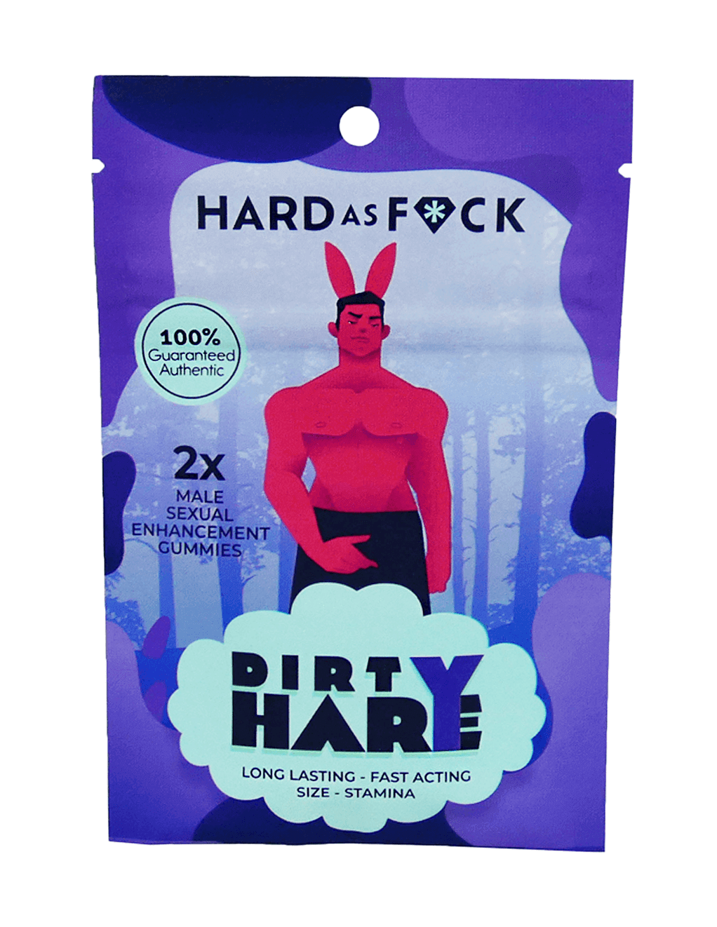 Dirty Hare Mens Gummy 2ct - Front