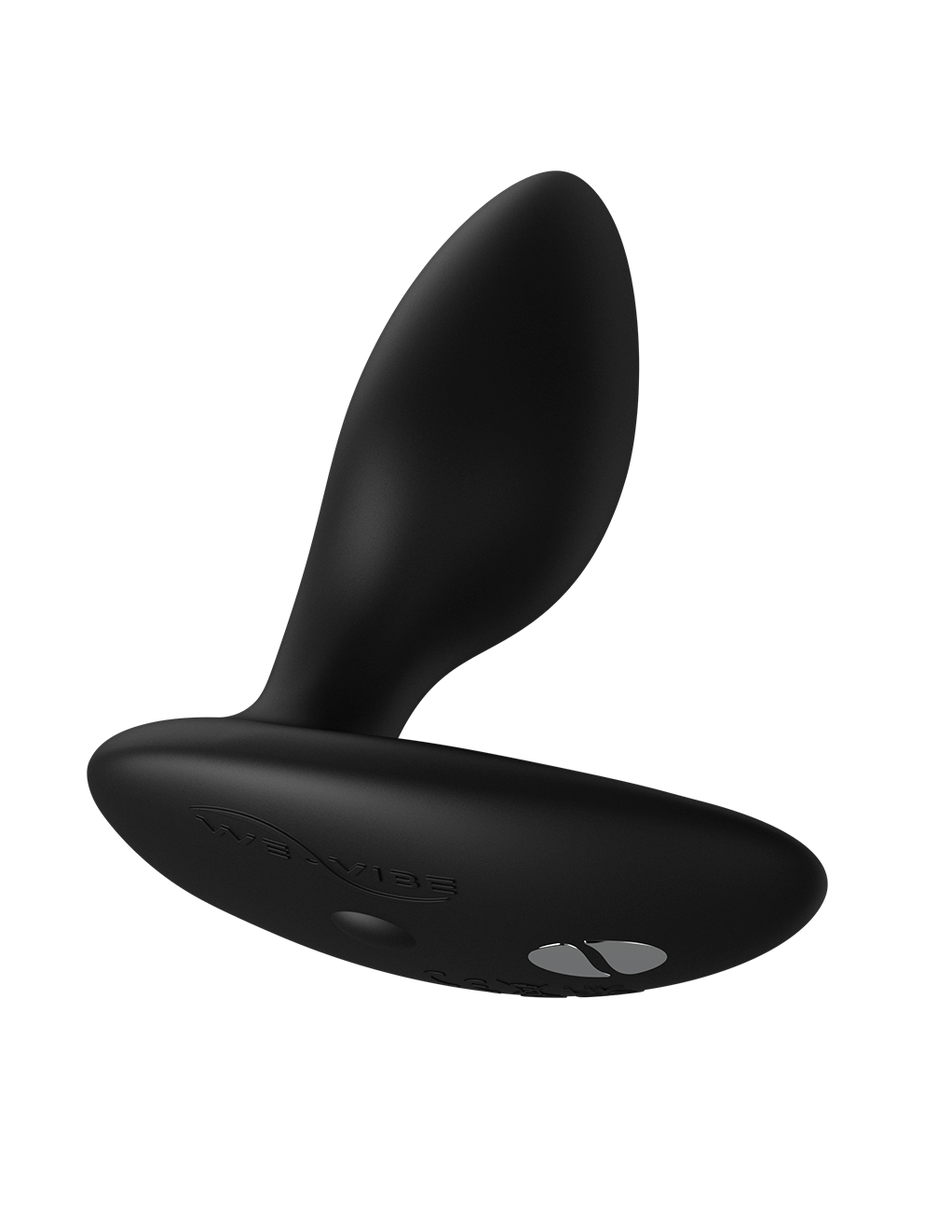 We-Vibe Ditto+ Bluetooth Anal Plug - Satin Black - Bottom Angle