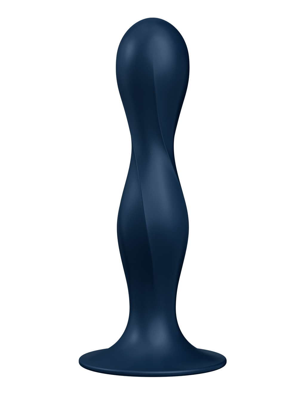 Satisfyer Double Ball-R - Dark Blue - Upright