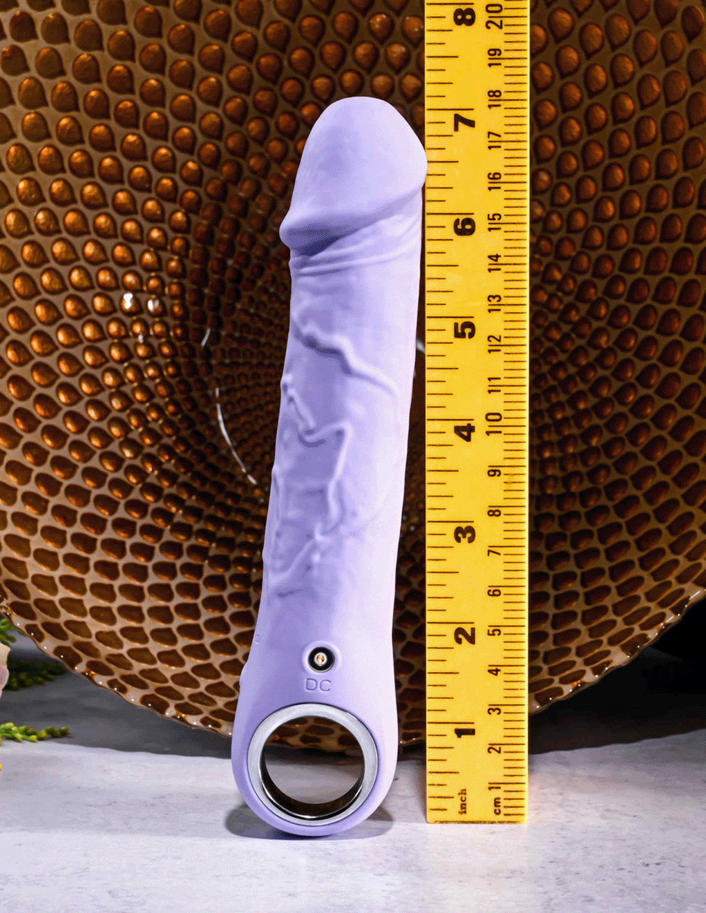 Evolved Purple Fantasy Realistic Vibrator