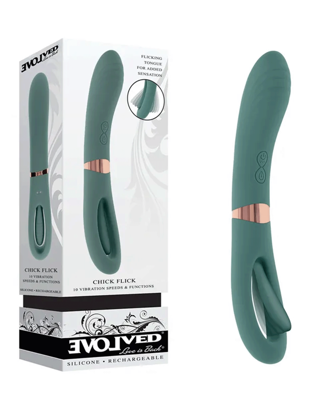 Evolved Chick Flick G-Spot Flicking Vibrator