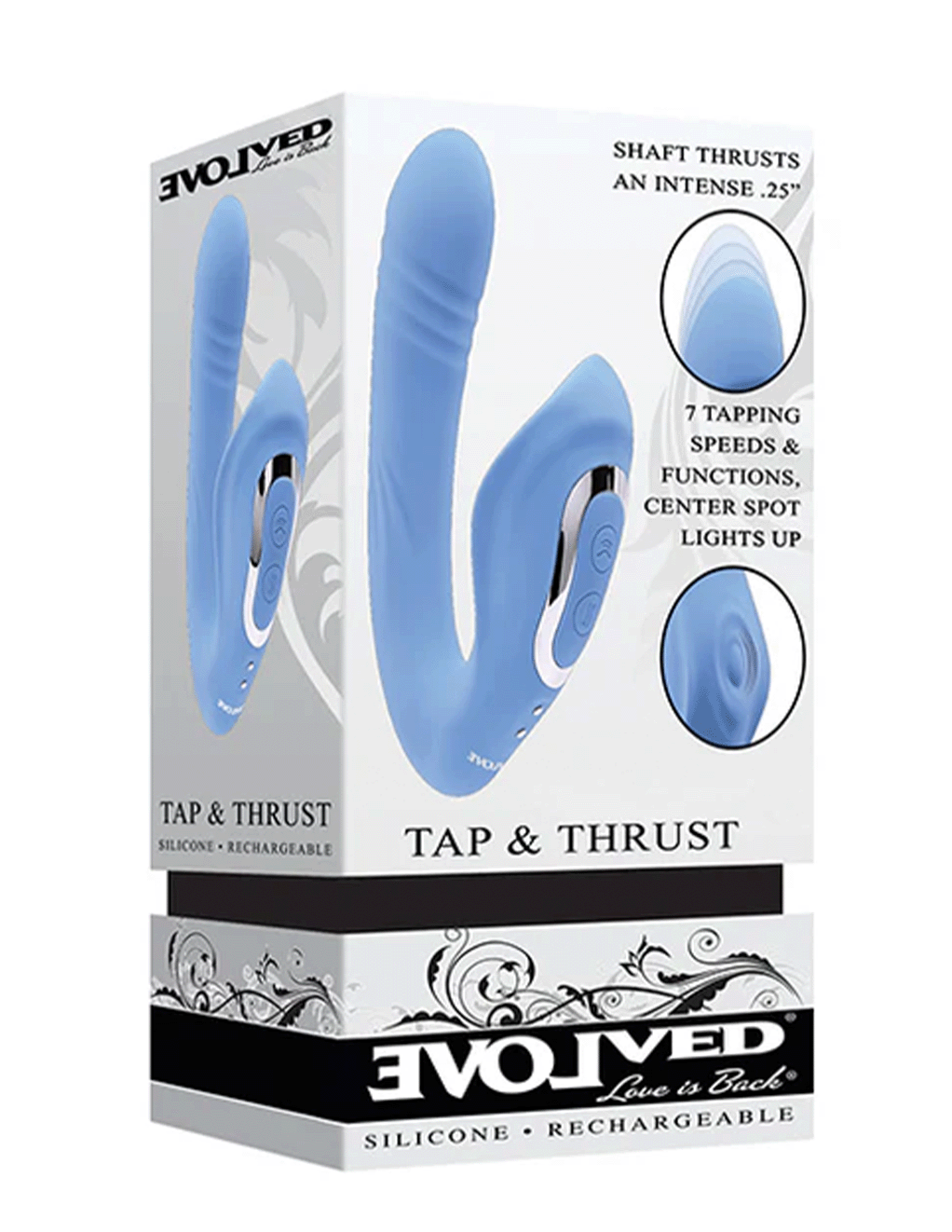 Evolved Tap & Thrust Thrusting Vibrator
