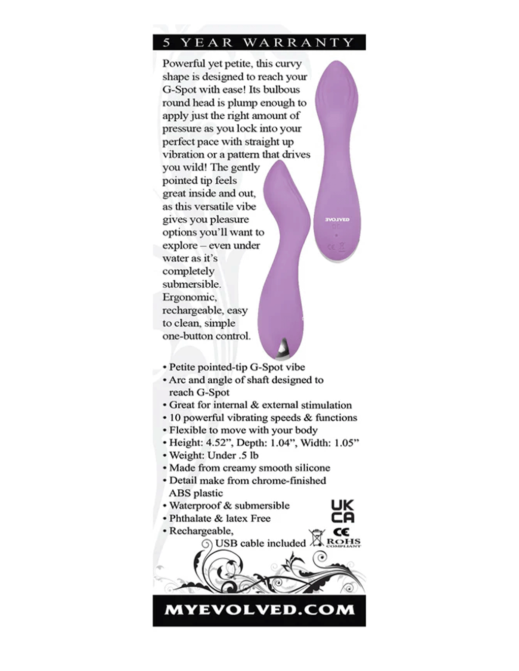 Evolved Lilac G G-Spot Vibrator