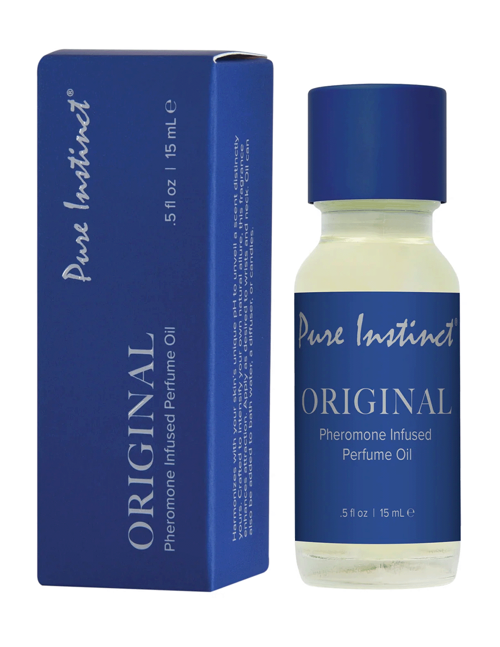 Pure Instinct Pheromone Perfume Oil Dropper True Blue