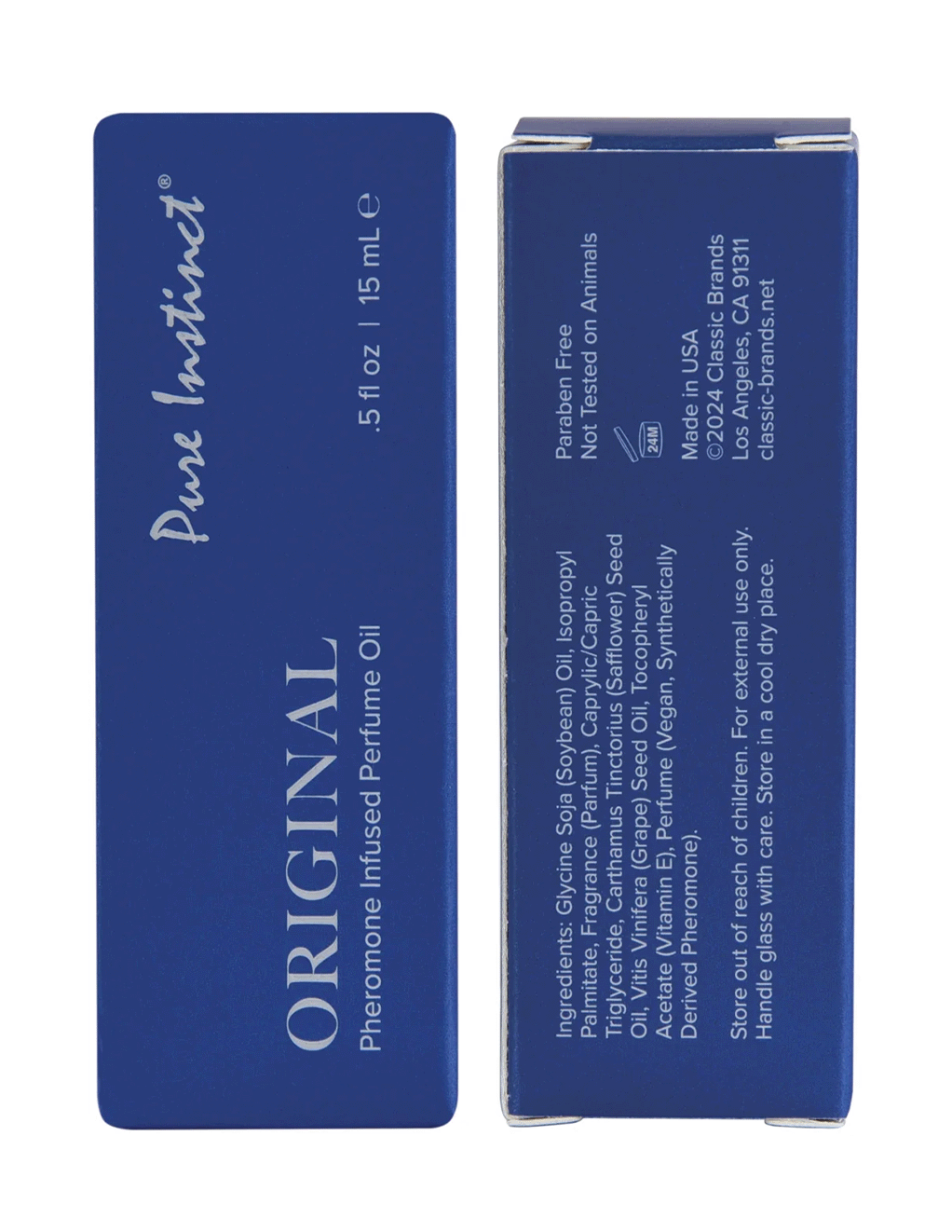 Pure Instinct Pheromone Perfume Oil Dropper True Blue