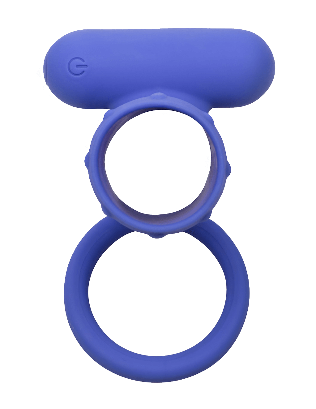 Silicone Rechargeable Endless Desires Enhancer - Blue - Front