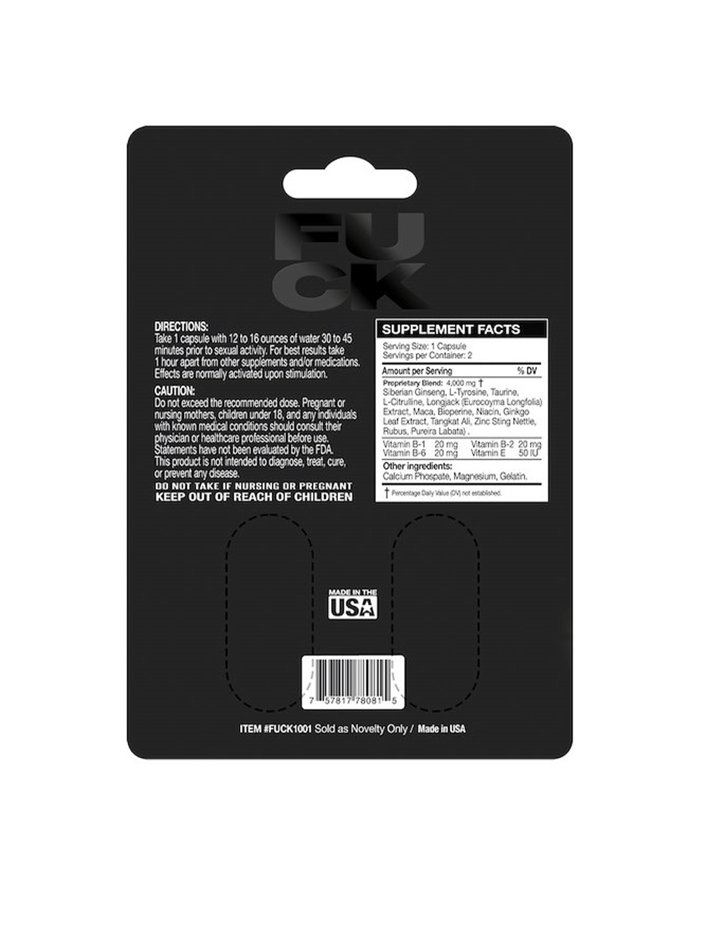 FUCK Sexual Enhancement 2ct