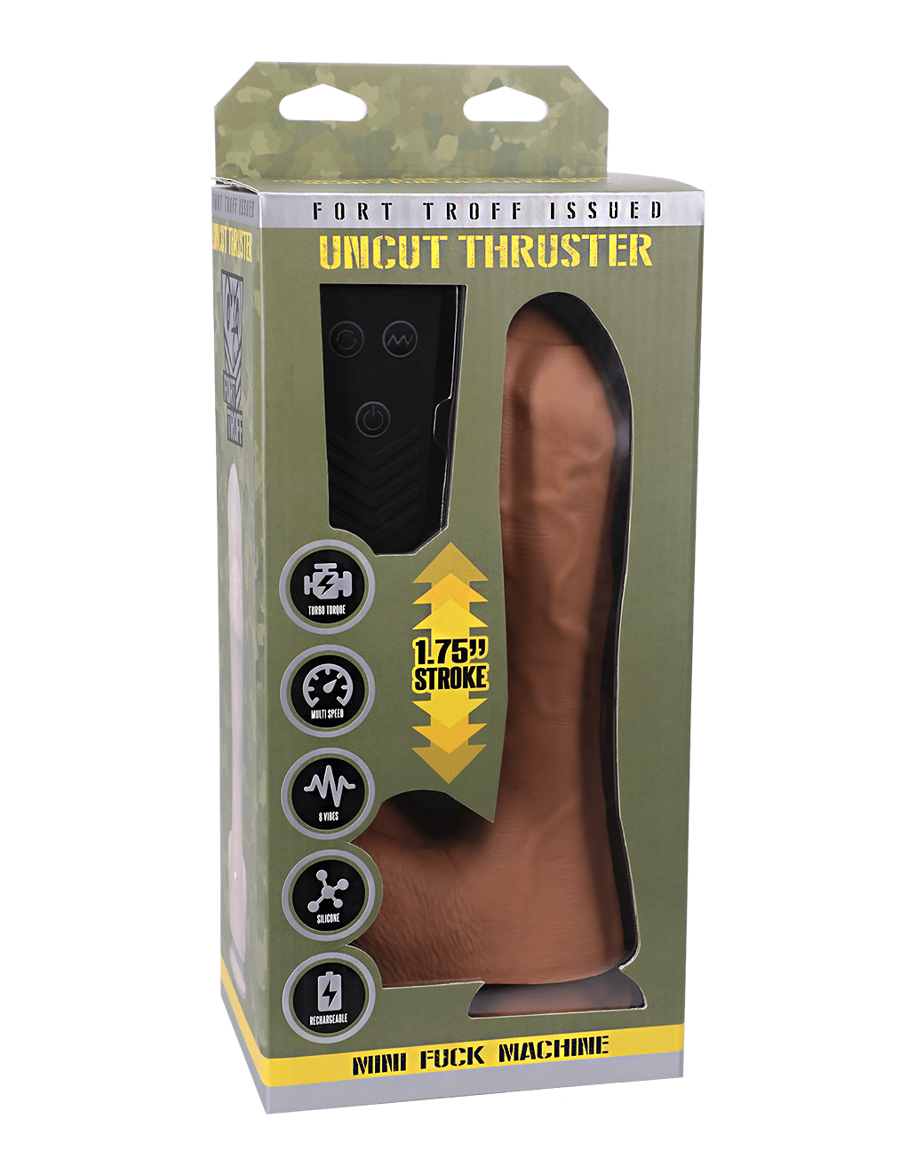 Fort Troff Uncut Thruster - Caramel - Box Front