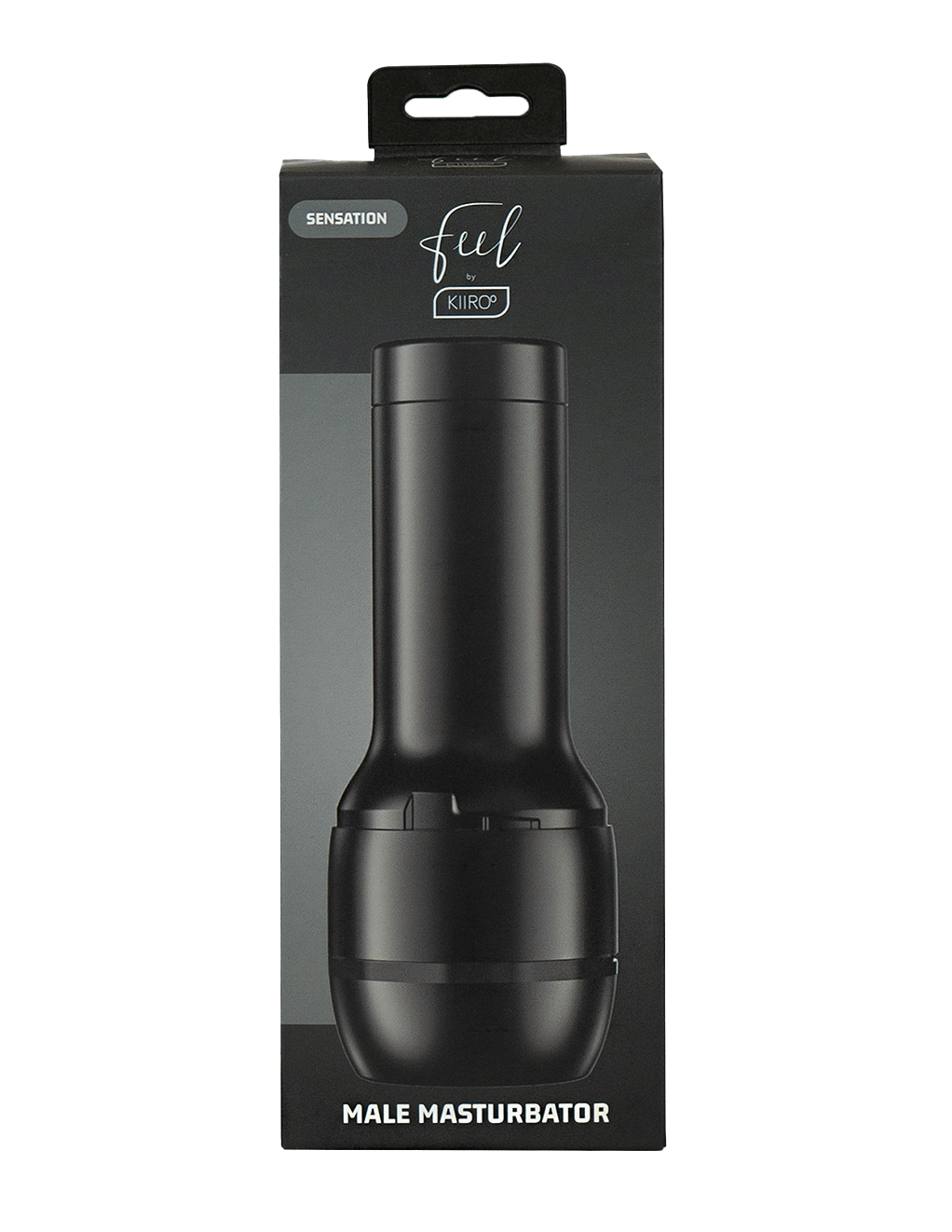 Kiiroo Feel Stroker Feel Sensation - Black - Box - Front