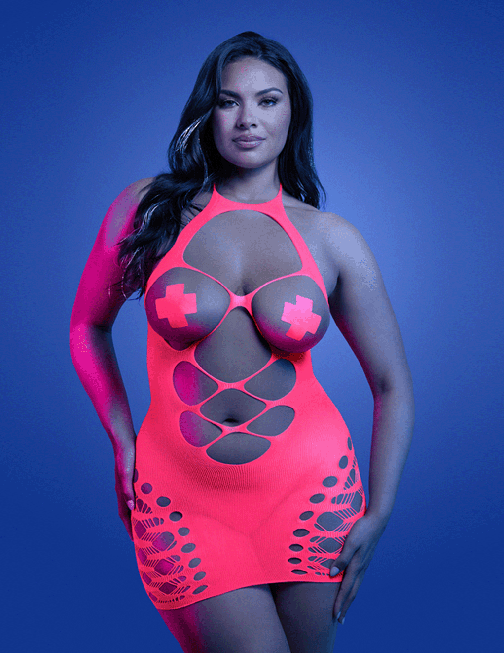 UV Aphrodisiac Dress & Pasties