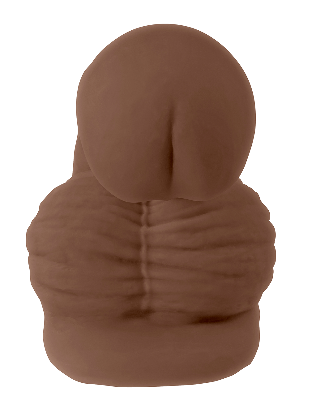 Gender X 4" Packer - Chocolate - Bottom
