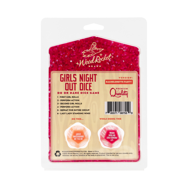 Girls Night Out Dice: Bachelorette Party