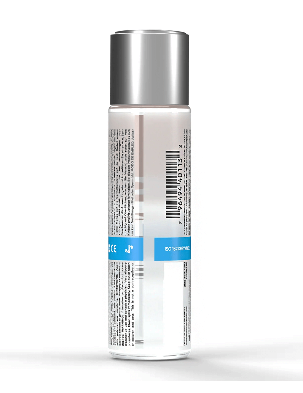 Jo H2O Anal Thick Water Based Lubricant - 4oz - Back