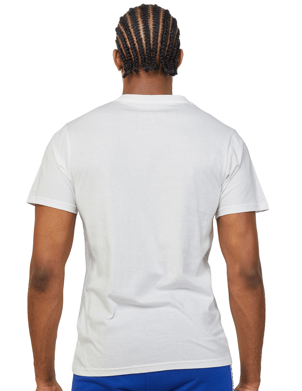 HUSTLER Classic Logo Crew Neck Tee - Red White back