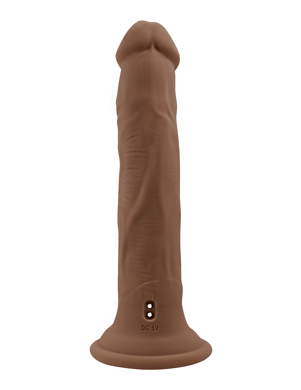 Evolved In Thrust We Trust Thrusting Dildo - Chocolate - Back