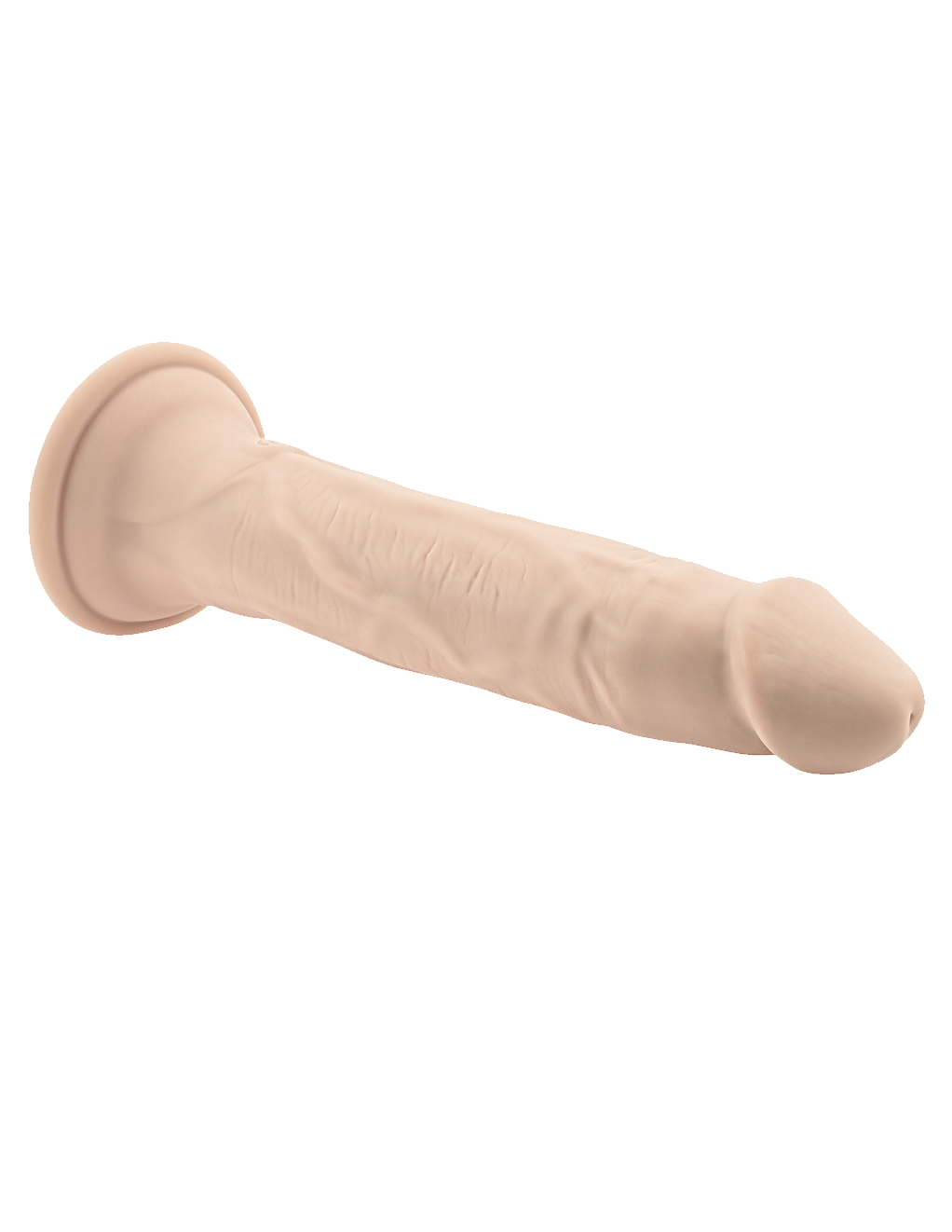 Evolved In Thrust We Trust Thrusting Dildo - Vanilla - Angled