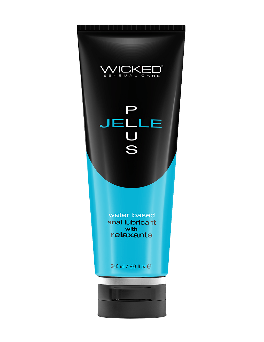 Wicked Jelle Plus Anal Lubricant - 8oz - Front