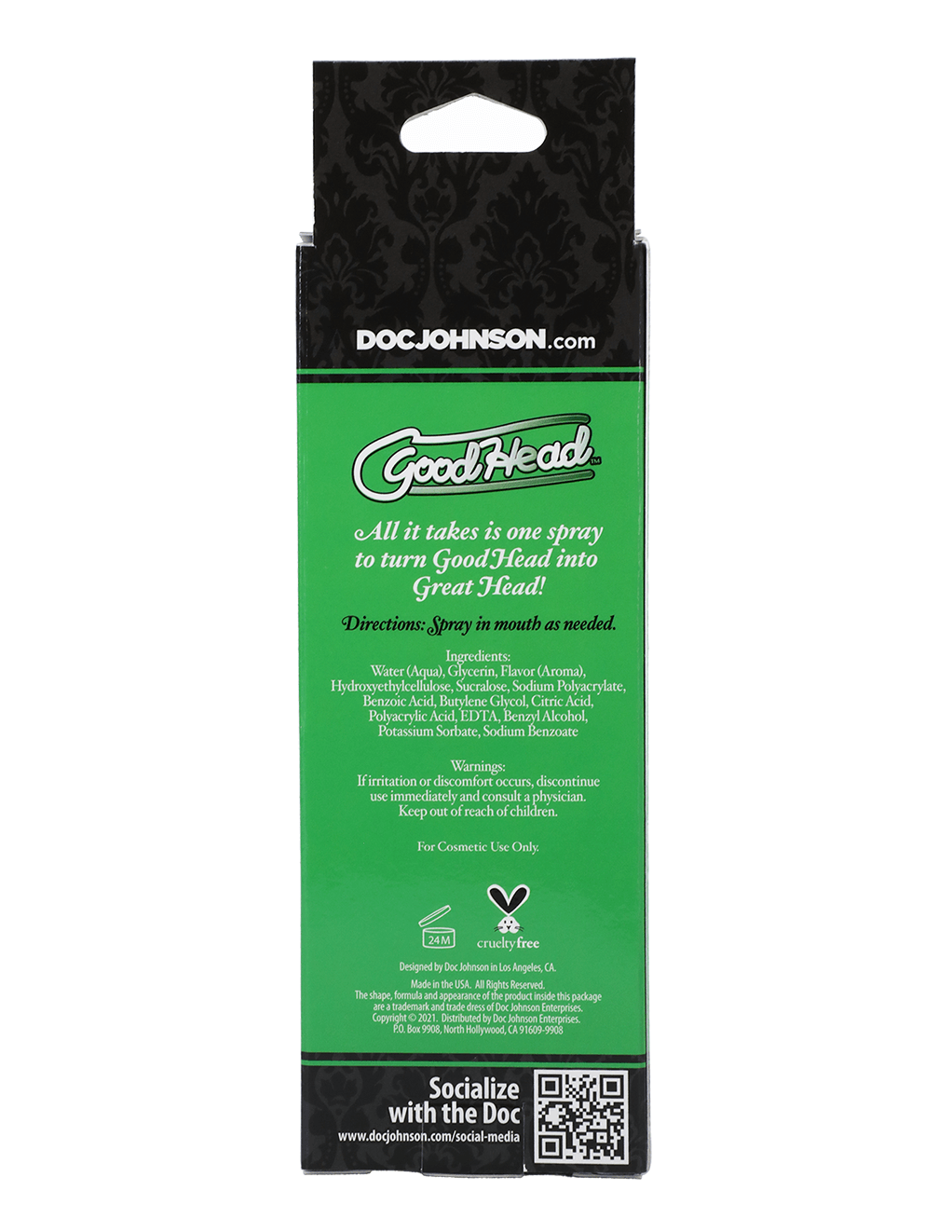 GoodHead Juicy Head - Watermelon - Box Back