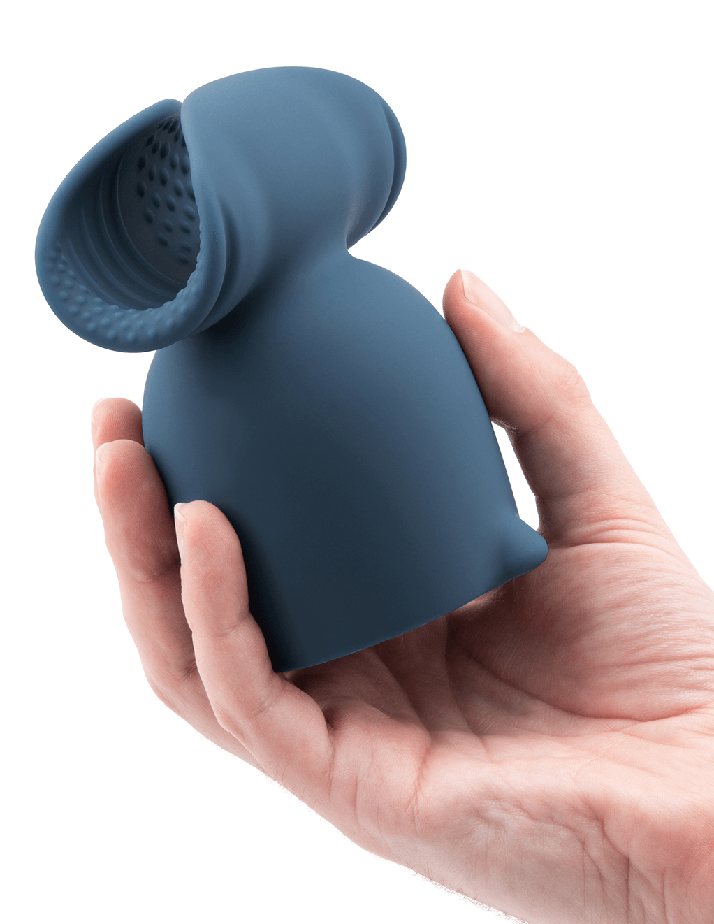 Le Wand Stroke Attachment - Blue - In Hand