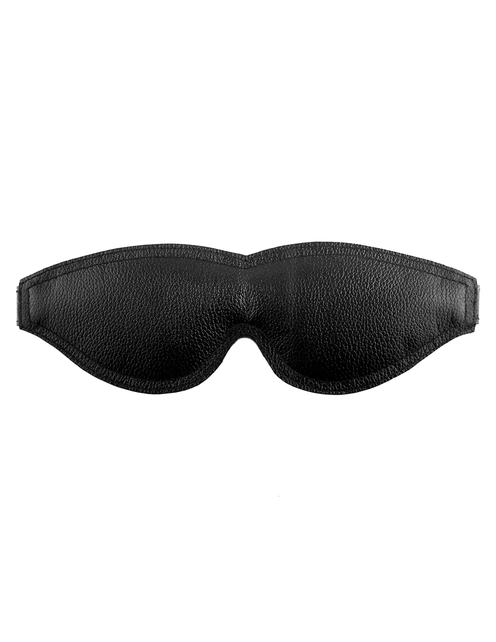 Rouge Leather Padded Blindfold - Black - Main