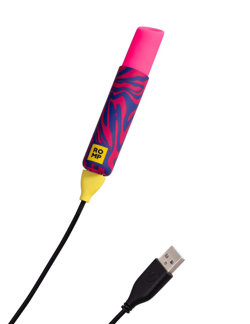 Romp Lipstick Clitoral Stimulator - Charger Detail
