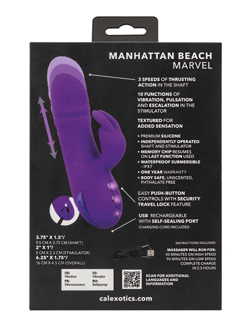 California Dreaming Manhattan Beach Marvel - Box Back