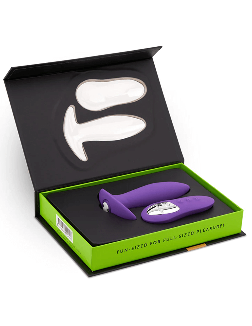 Nu Sensuelle Vibrating 15 Function Mini Plug with Remote - Purple - Box Display