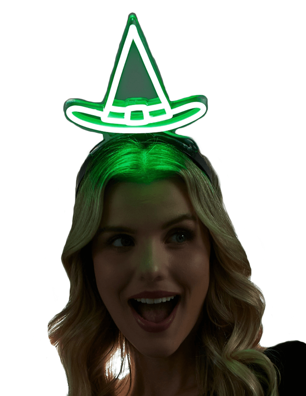 Neon Witch Light up Headband - Main