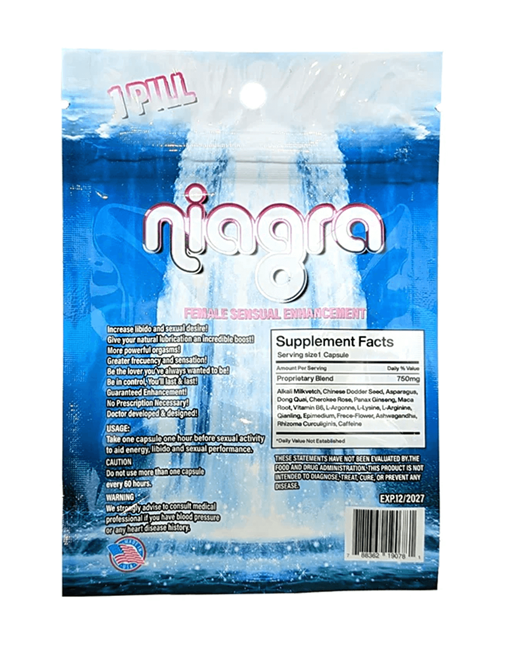 Niagra Womens 1ct - Back