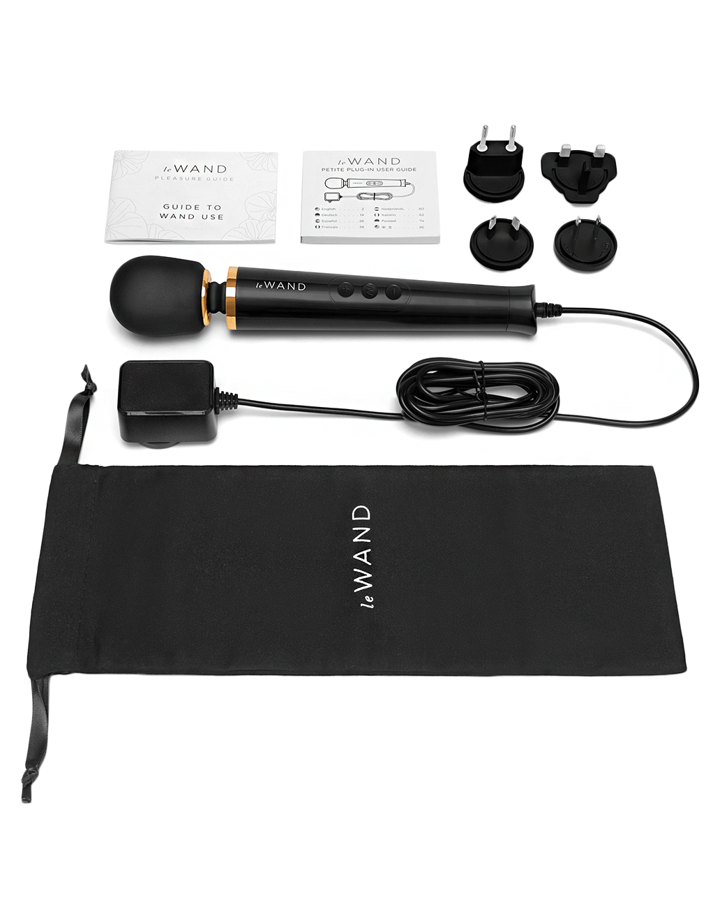 Le Wand Powerful Petite Plug-In - Black - Box Contents