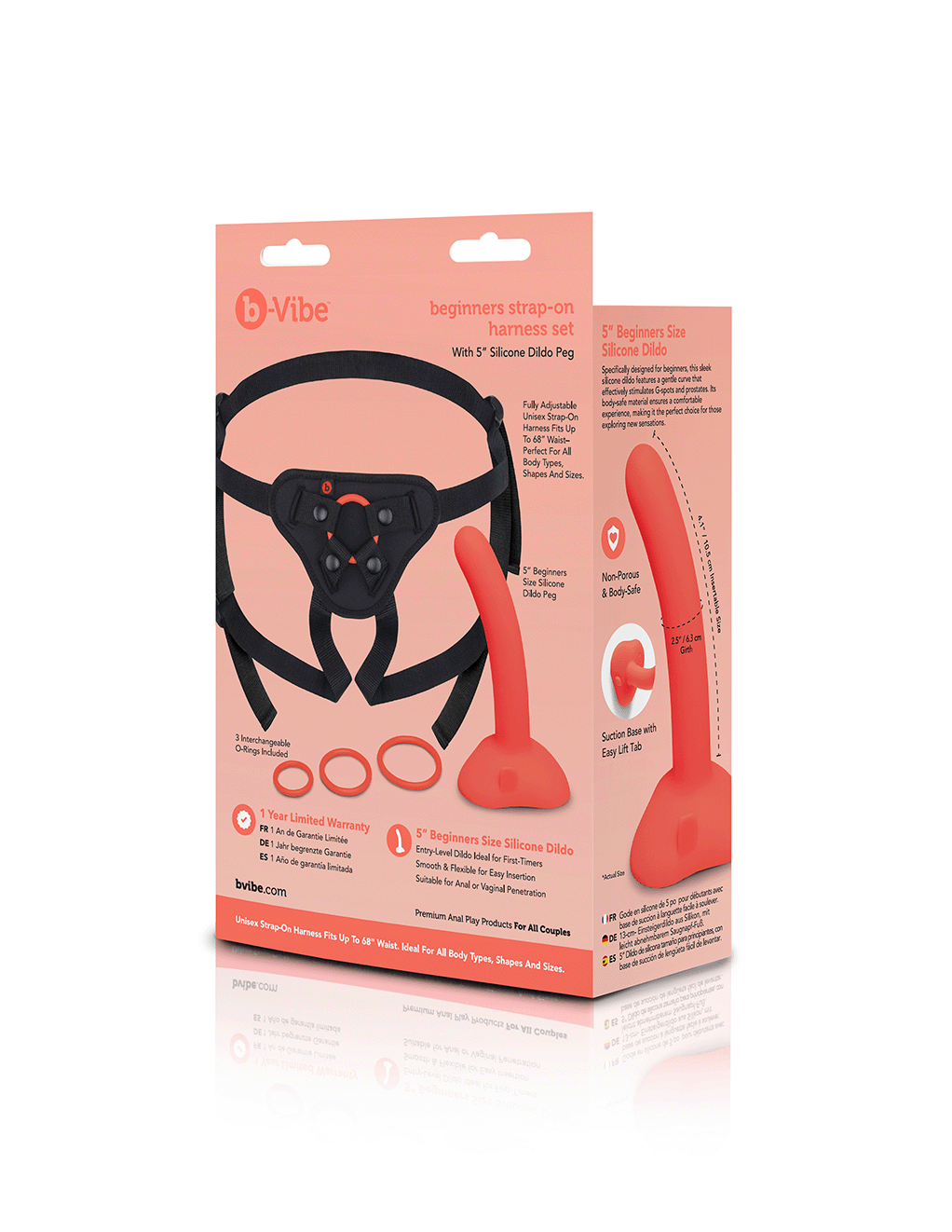 Beginner's Strap-On Harness Set w. 5in Peg