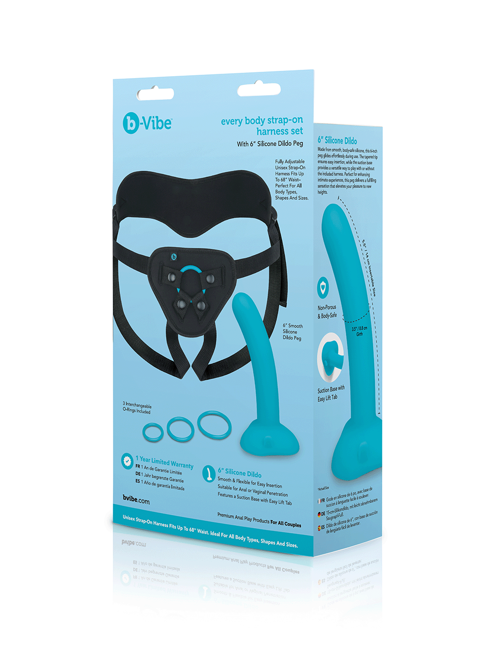 Every Body Strap-On Harness Set w. 6in Peg