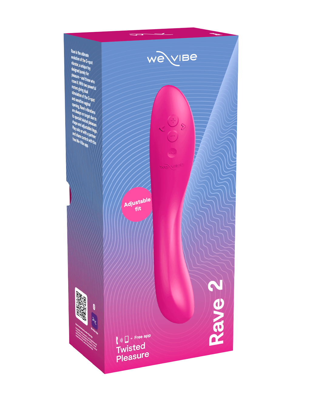 We-Vibe Rave 2 - Fuchsia - Box Back