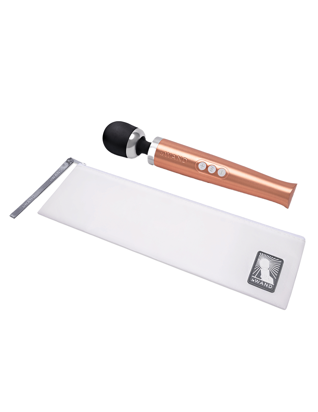 Le Wand Diecast Rechargeable Wand - Rose Gold - Wand w/Travel Bag