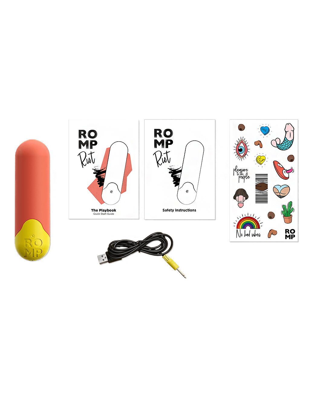 Romp Riot Bullet Vibe - Box Contents