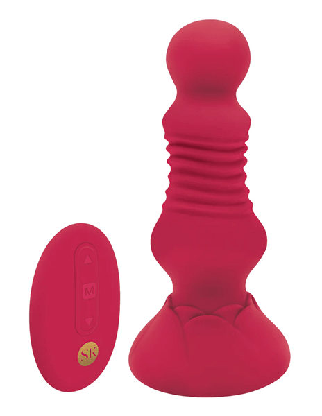 rosegasm thrusting rosebud remote control anal plug Plug Anal Para Principiantes Con Tope main image 0