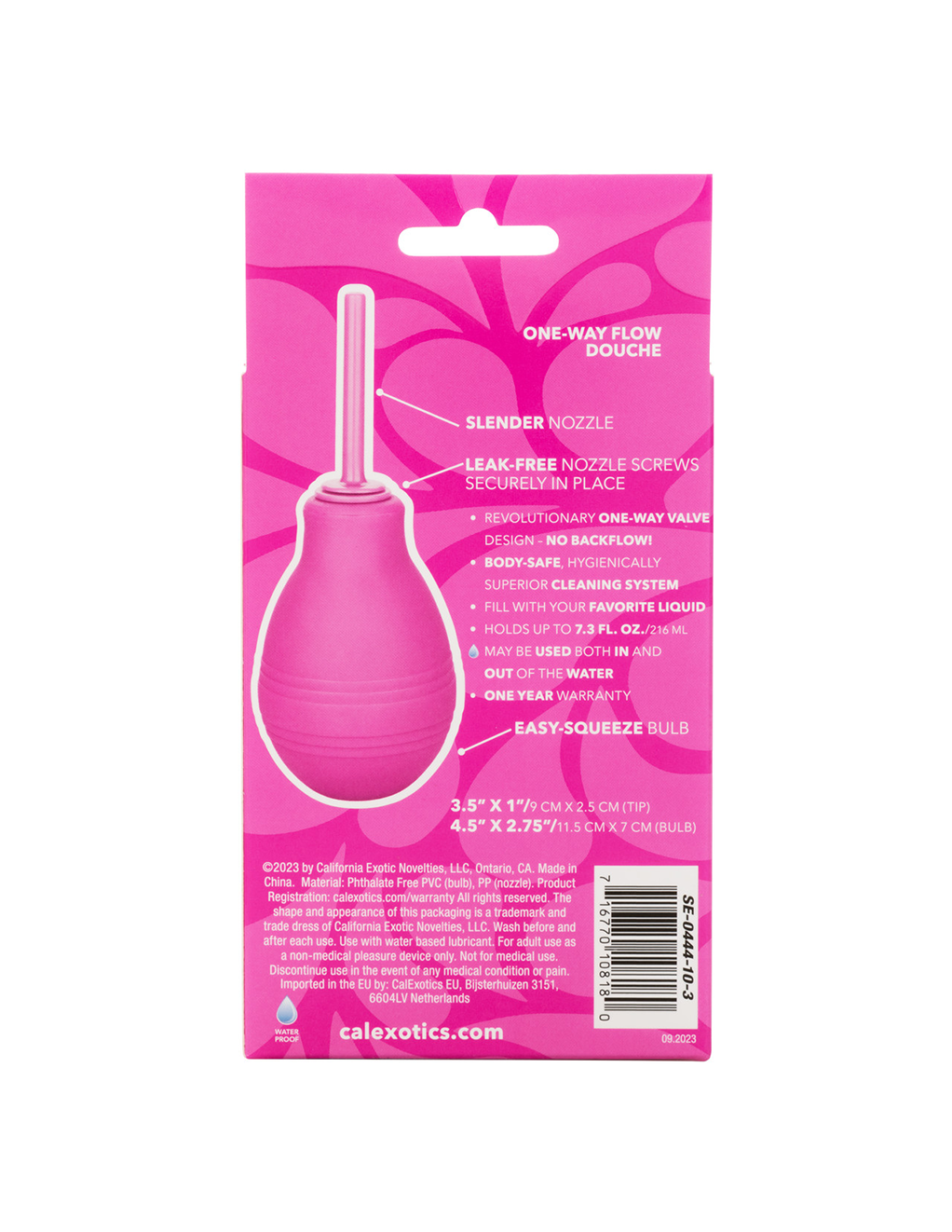 Cheeky™ One-Way Flow Douche - Pink