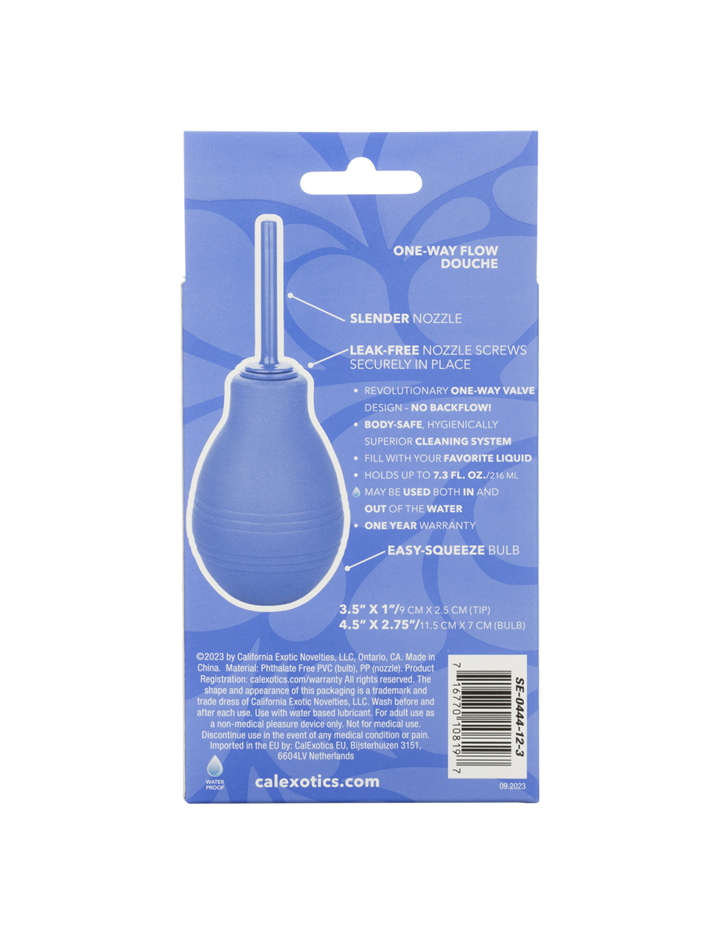 Cheeky™ One-Way Flow Douche - Blue