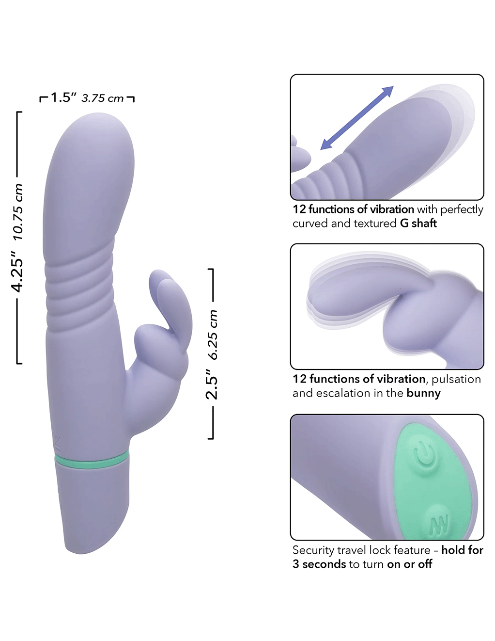 Thrusting Bunny Rabbit Vibrator