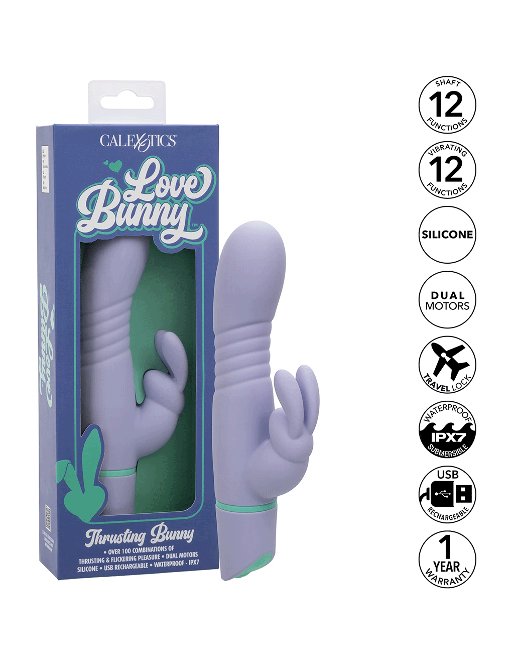 Thrusting Bunny Rabbit Vibrator