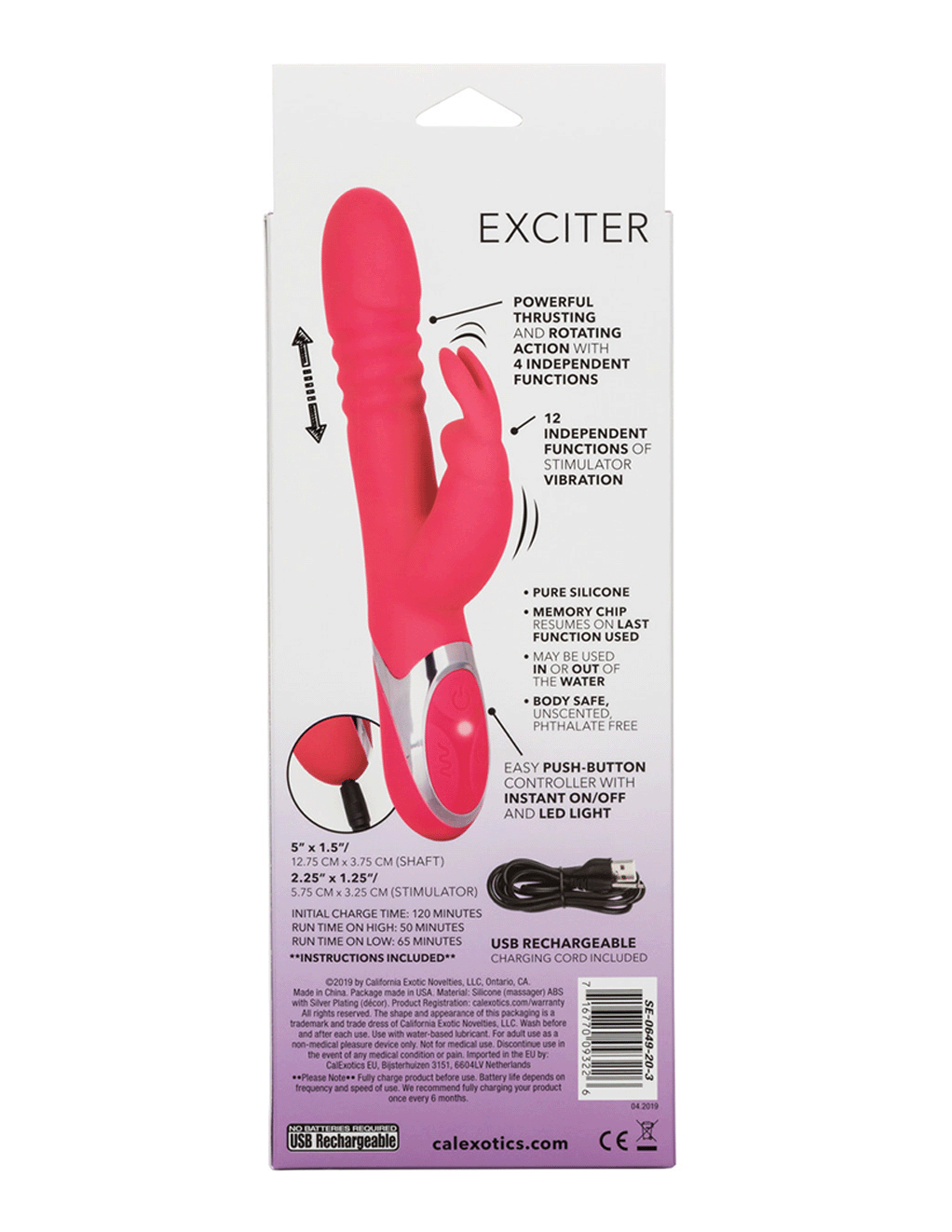 Enchanted Exciter Thrusting Rabbit Vibrator
