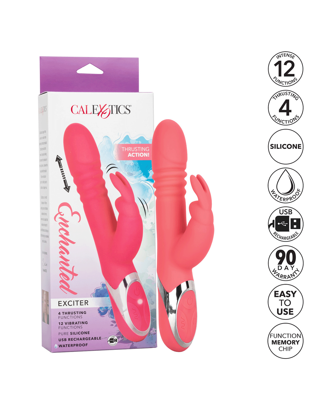 Enchanted Exciter Thrusting Rabbit Vibrator