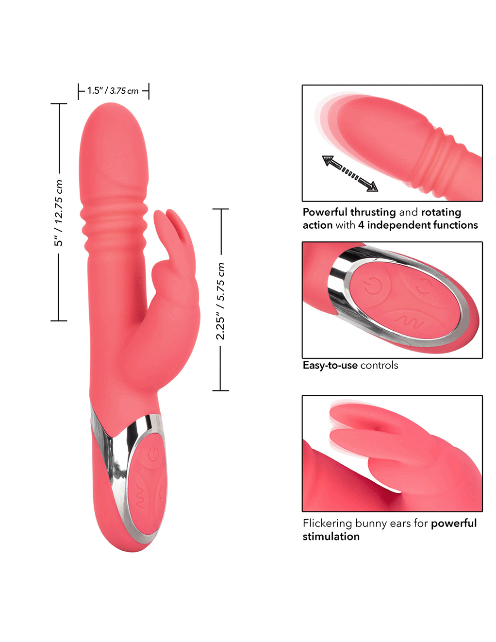 Enchanted Exciter Thrusting Rabbit Vibrator