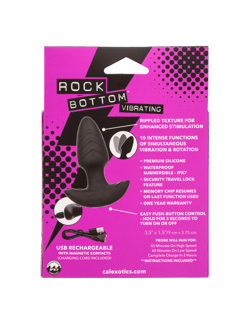 Rock Bottom Vibrating Rotating Plug