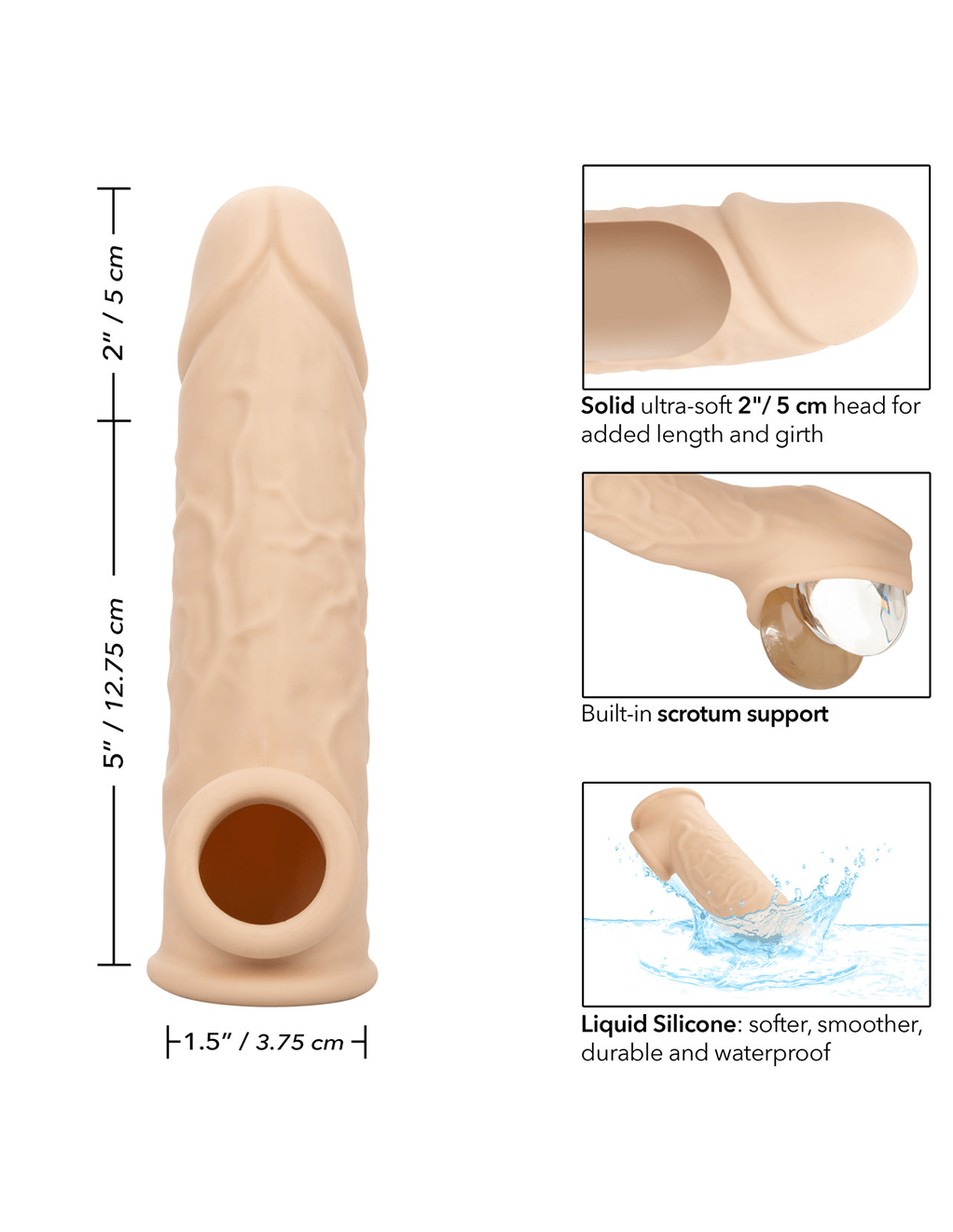 Silicone Life-Like Extension 7" Light Specs