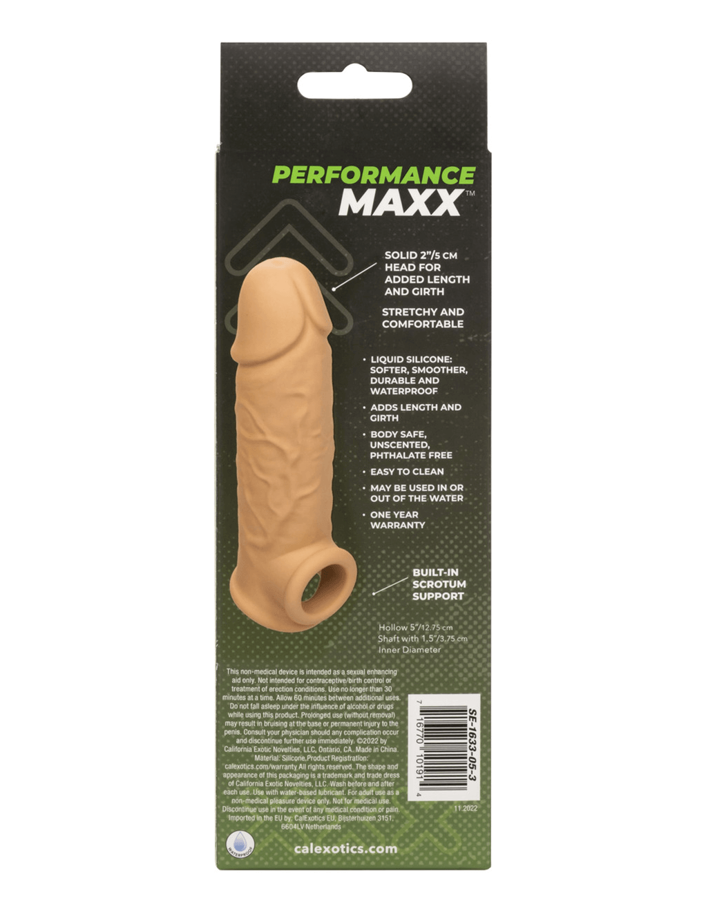 Silicone Life-Like Extension 7" Light Package Back